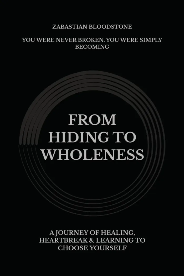 From Hiding to Wholeness by Zabastian Bloodstone, Health & Wellness book cover on IndieFiction
