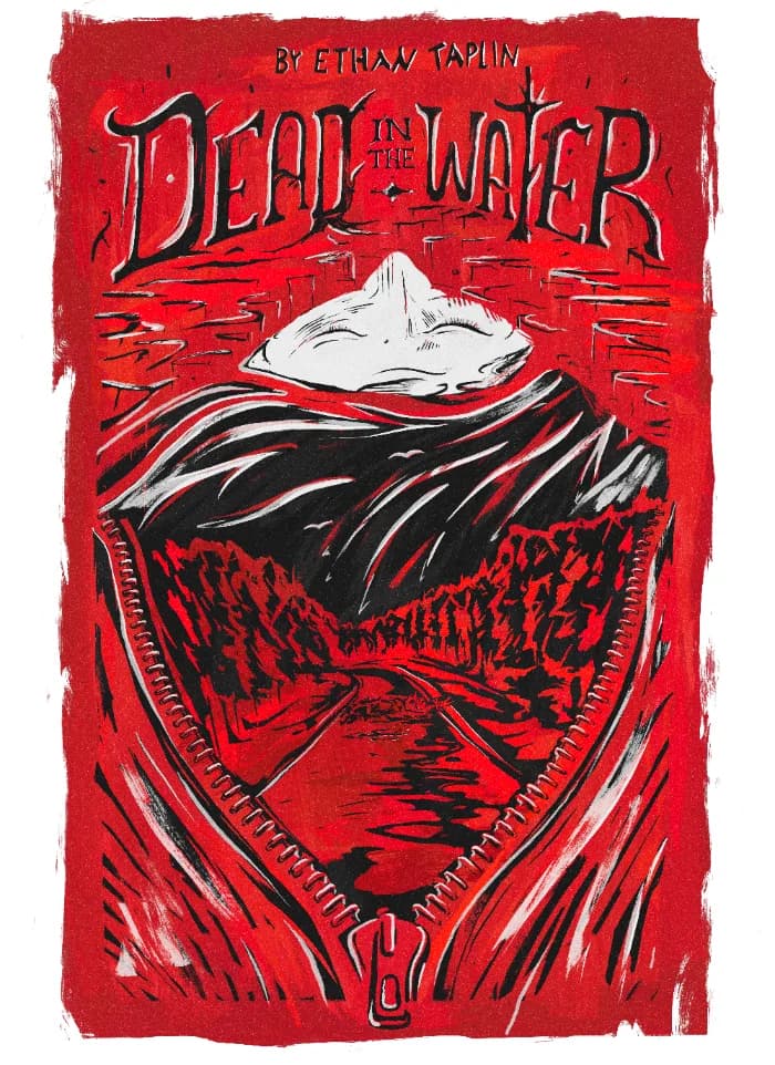 Dead in the Water by Ethan Taplin, book cover on IndieFiction