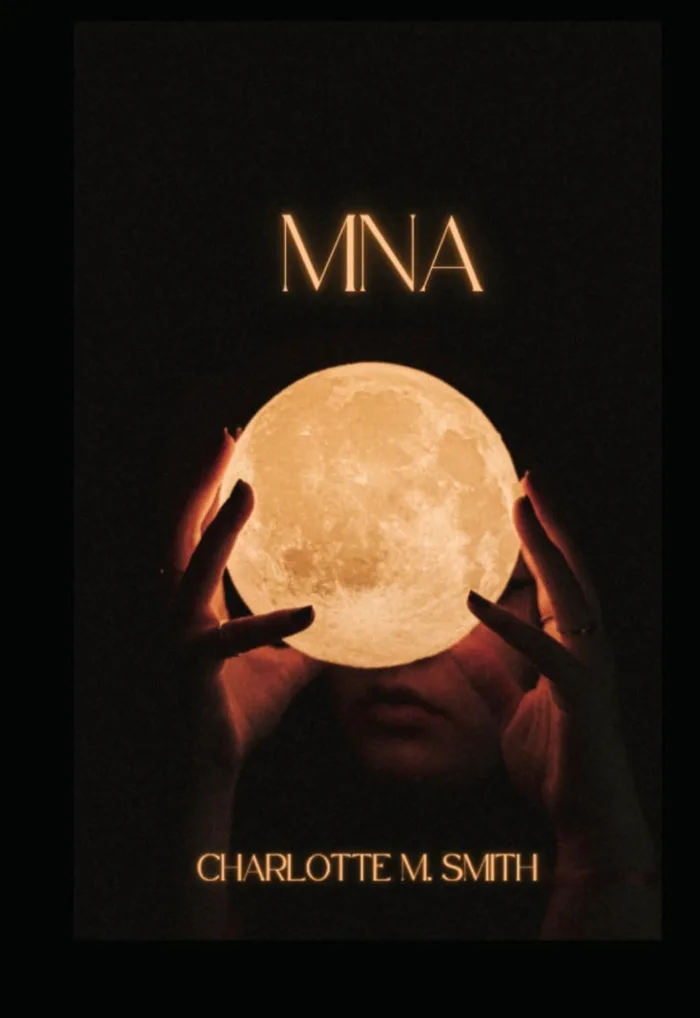 A woman holds a ball that looks like the moon
