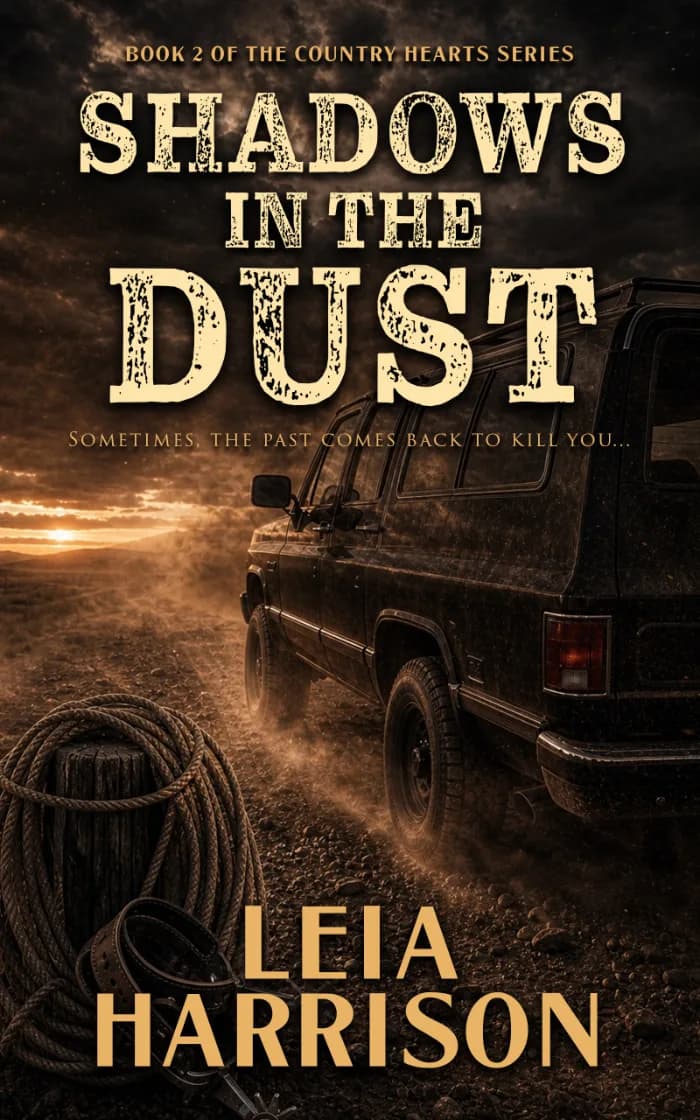 Shadows In The Dust by Leia Harrison, book cover on IndieFiction