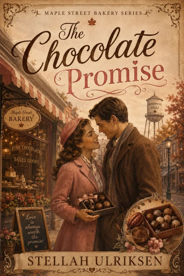 The Chocolate Promise by Stellah Ulriksen, Romance book cover on IndieFiction