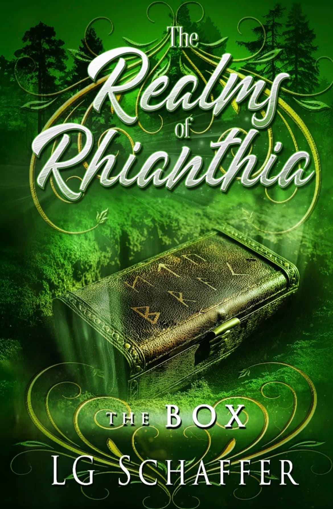 The Realms of Rhianthia by LG Schaffer, Fantasy book cover on IndieFiction