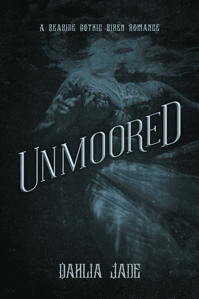 Unmoored by Dahlia Jade, Romance book cover on IndieFiction