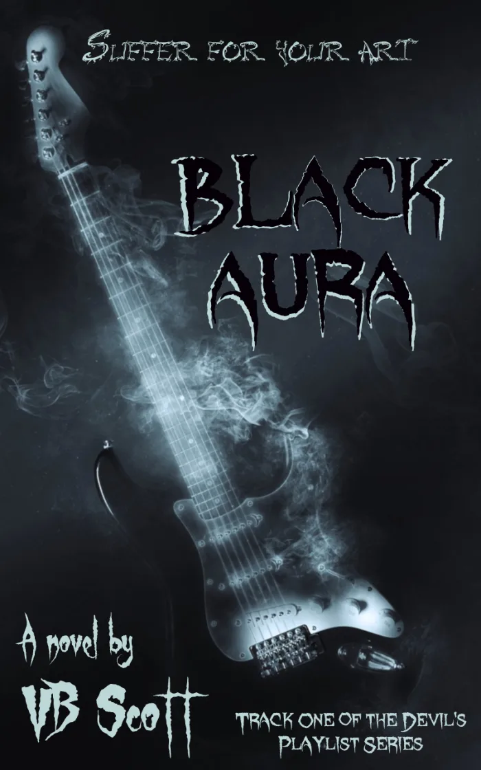Black Aura by VB Scott, Horror book cover on IndieFiction