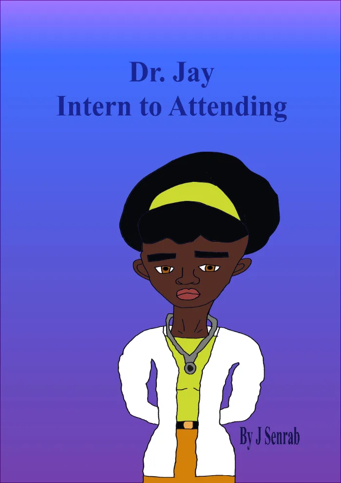 Jaylob is the sister of Jaqine, in her own book she is already an intern, she is wearing a short lab coat because that is what intern sometimes start with, before they are given a longer lab coat.