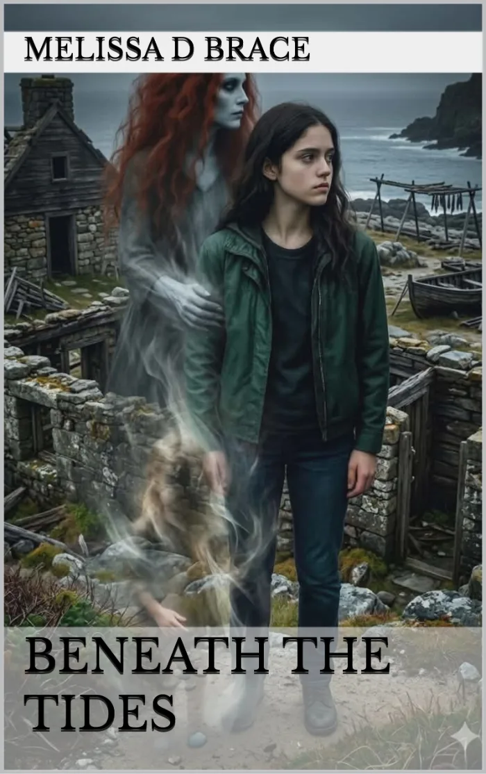 Beneath the Tides by Melissa D Brace, Literary Fiction book cover on IndieFiction