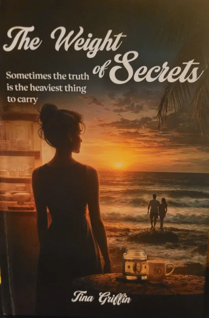 The Weight of Secrets by Tina Griffin, book cover on IndieFiction