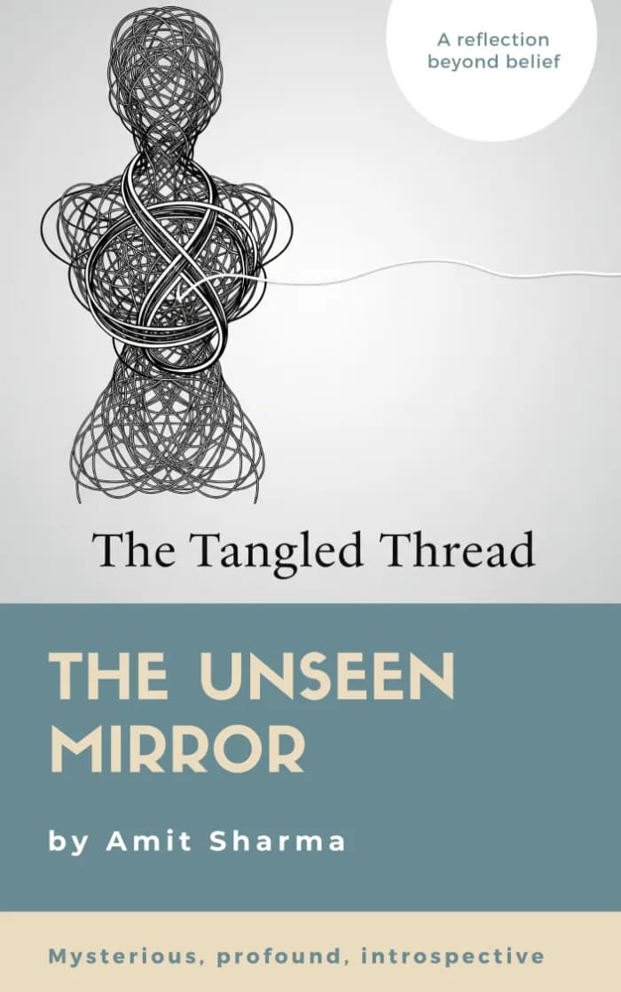 The Unseen Mirror by Amit kumar sharma, Spirituality/Religion book cover on IndieFiction