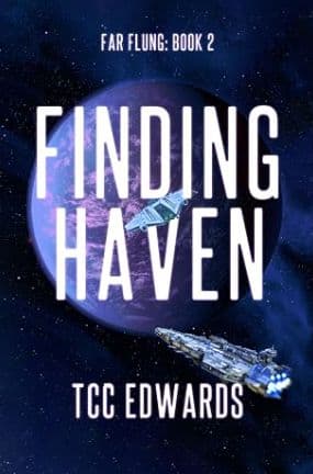 Finding Haven: Far Flung Book 2 by T.C.C. Edwards, book cover on IndieFiction