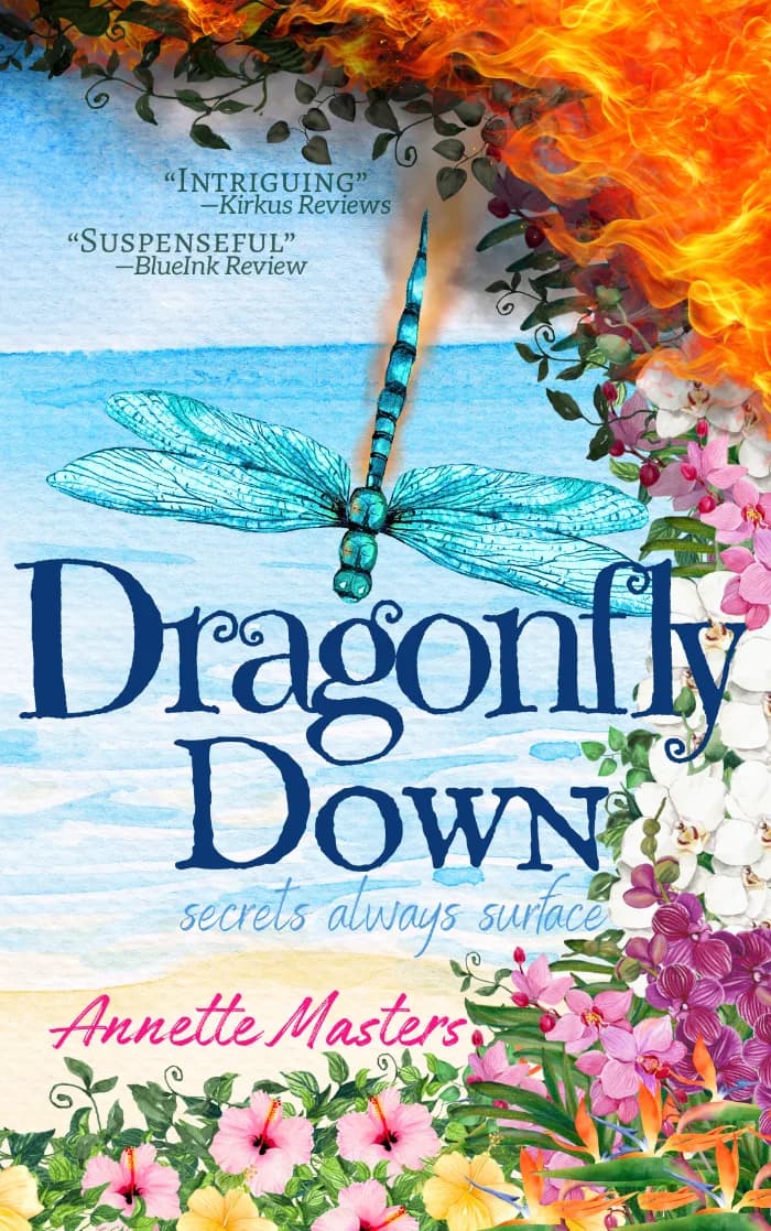 Dragonfly Down by Annette Masters, book cover on IndieFiction