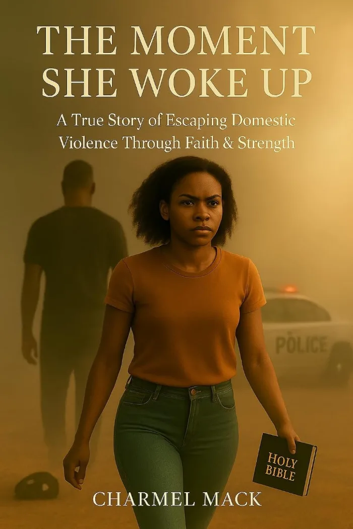 The Moment She Woke Up by Charmel Mack, book cover on IndieFiction