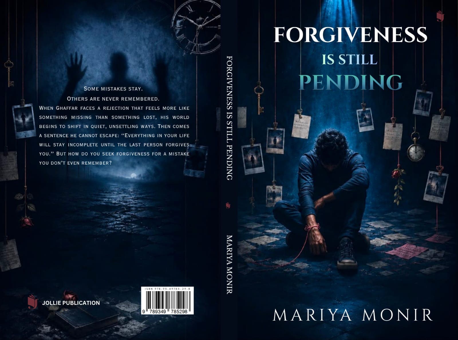 Forgiveness is still pending by Mariya Monir, book cover on IndieFiction