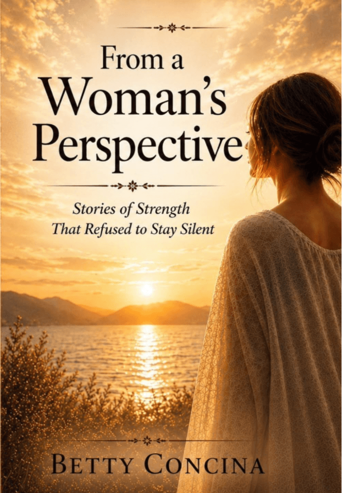 From a Woman’s Perspective — Stories of Strength That Refused to Stay Silent by Betty Concina, book cover on IndieFiction