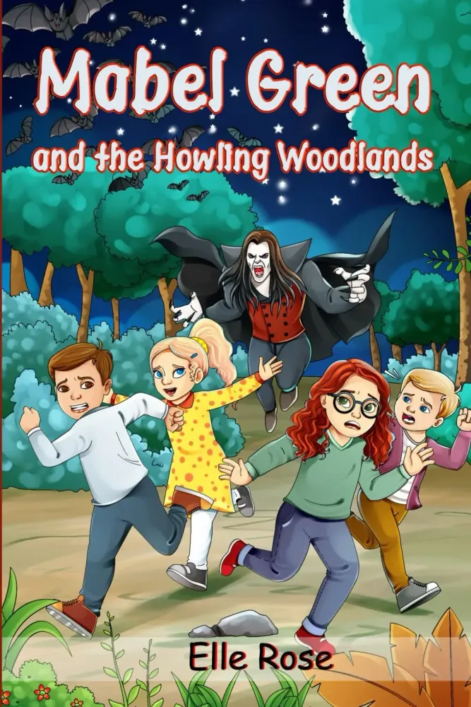 Mabel Green and the Howling Woodlands by Elle Rose, Children's book cover on IndieFiction
