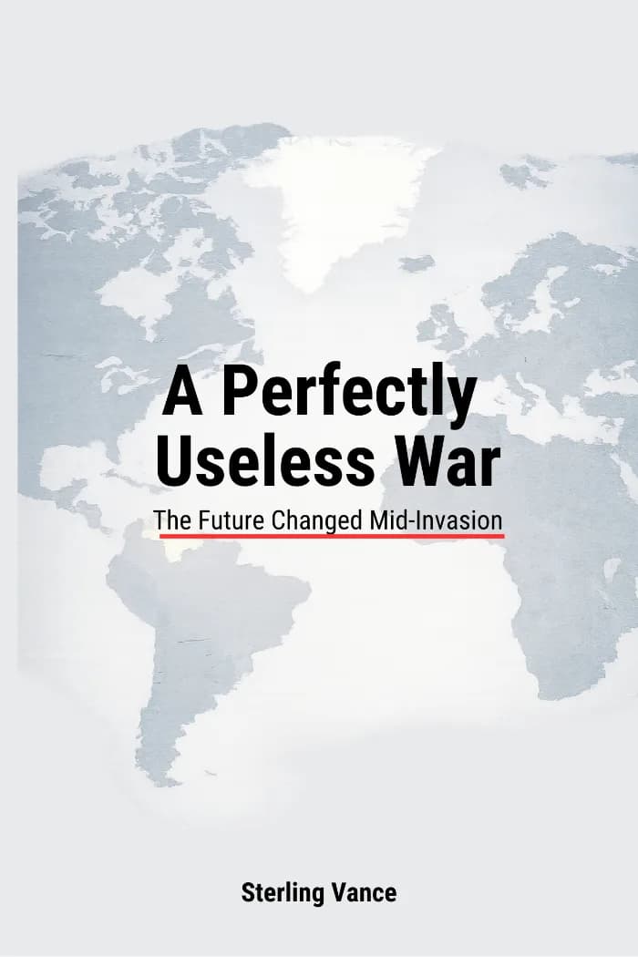 A Perfectly Useless War by Sterling Vance, Literary Fiction book cover on IndieFiction