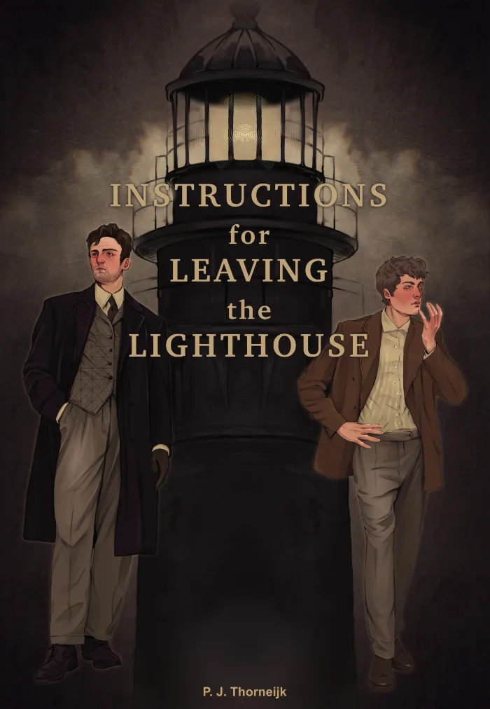 Instructions For Leaving The Lighthouse by P.J. Thorneijk, book cover on IndieFiction