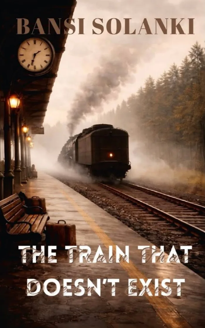 The Train That Doesn't Exist by Bansi Solanki, Literary Fiction book cover on IndieFiction