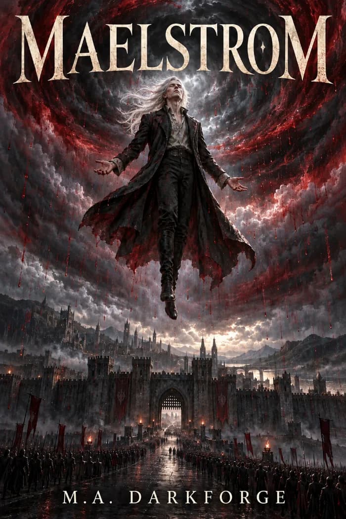 Maelstrom by M.A. Darkforge, Fantasy book cover on IndieFiction