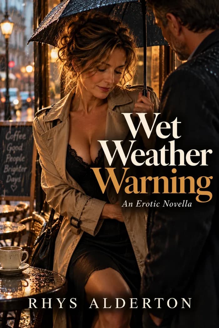 Wet Weather Warning by Rhys Alderton, Romance book cover on IndieFiction