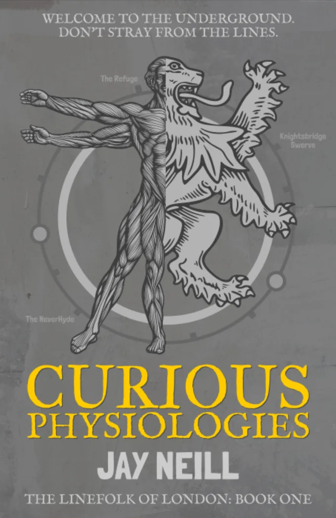 Curious Physiologies by Jay Neill, book cover on IndieFiction