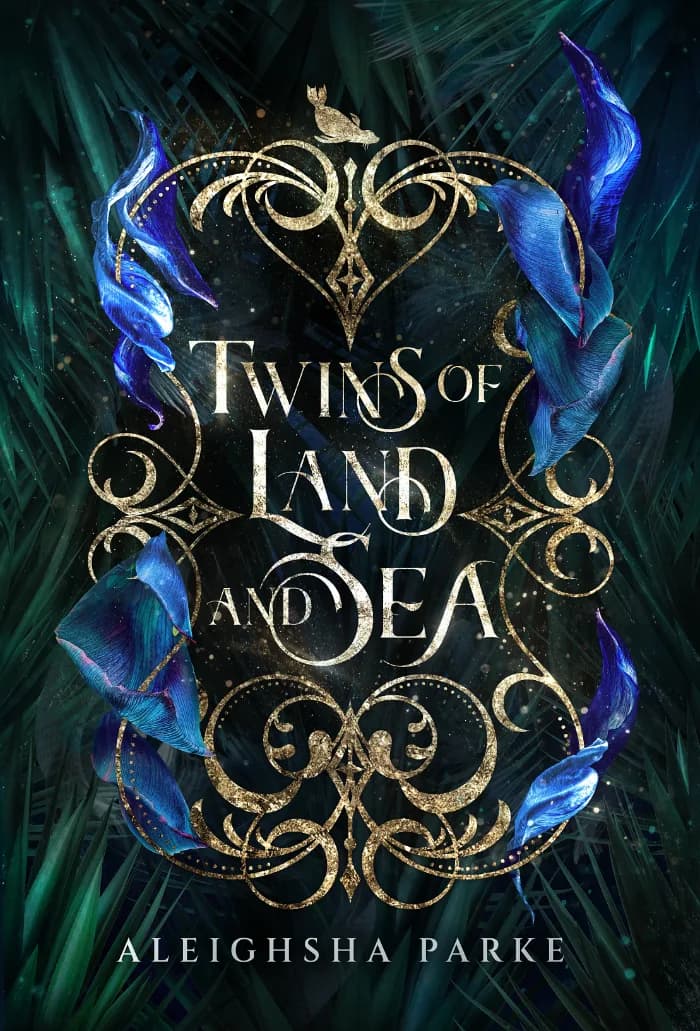 Twins of Land and Sea by Aleighsha Parke, Fantasy book cover on IndieFiction
