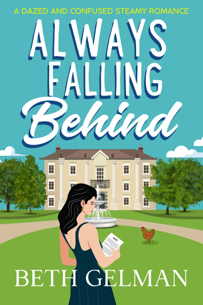 Always Falling Behind by Beth Gelman, Romance book cover on IndieFiction