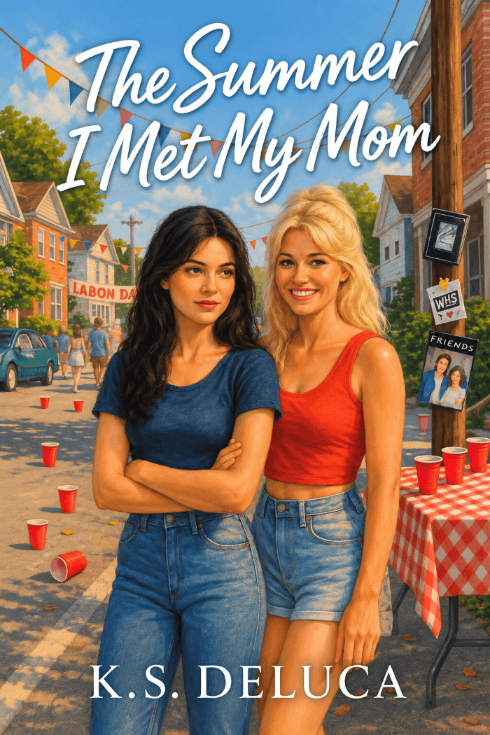 The Summer I Met My Mom by K.S. DeLuca, book cover on IndieFiction