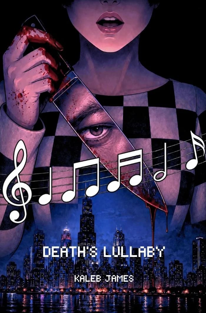 Death's Lullaby by Kaleb James, book cover on IndieFiction