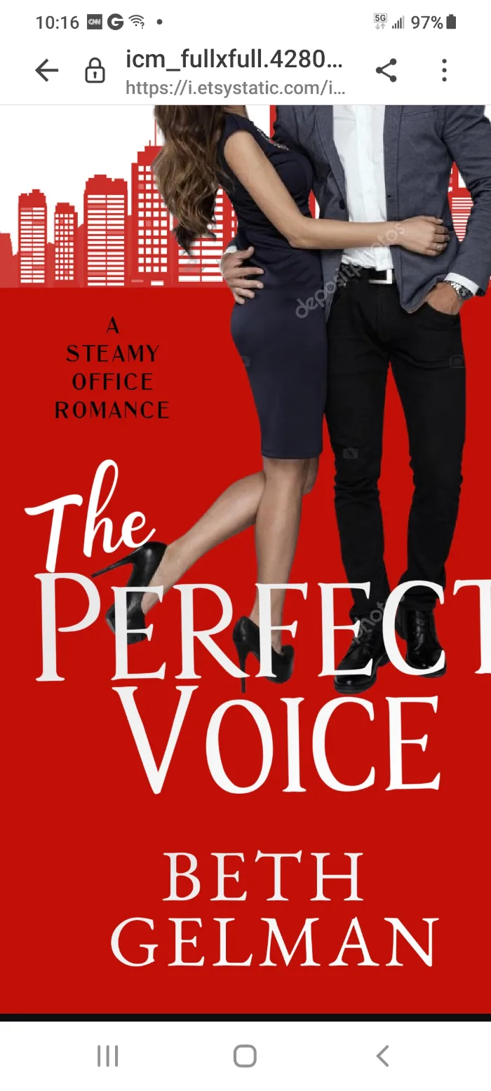 The Perfect Voice by Beth Gelman, Romance book cover on IndieFiction