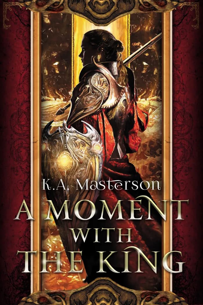 A Moment with the King (Calysian Saga Book 2 Standalone) by K.A. Masterson, Fantasy book cover on IndieFiction