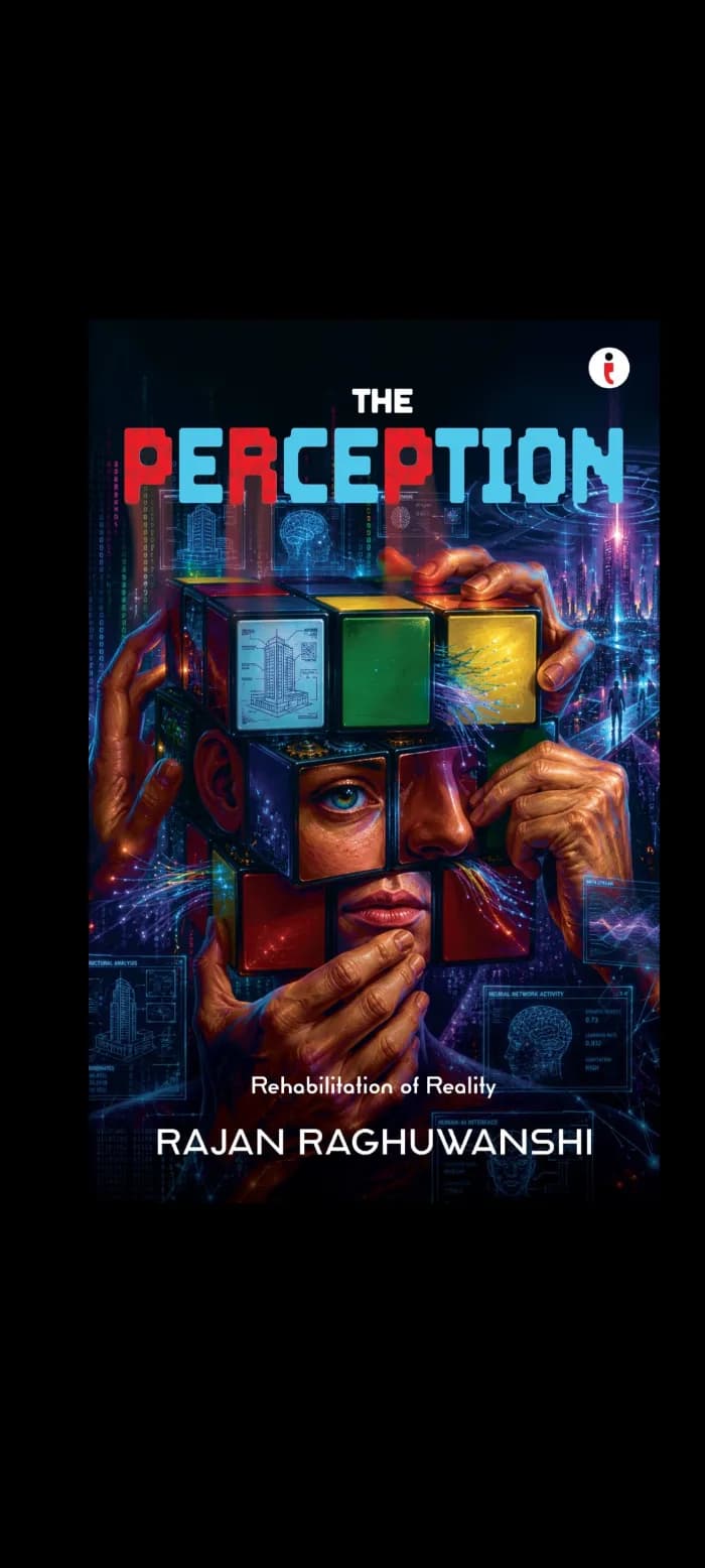 The fragmented face represents a mind being forced to see reality from another perspective, while the hands and interconnected cubes symbolize the manipulation of memory, perception, and identity. The futuristic interface reflects the tech behind the root of the story.
