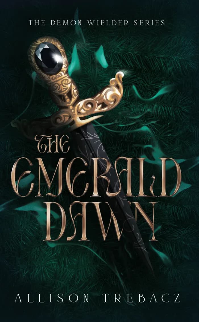 The Emerald Dawn by Allison Trebacz, Romance book cover on IndieFiction