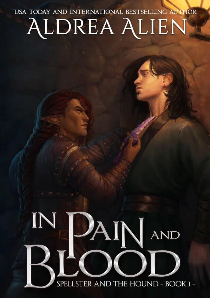 In Pain and Blood by Aldrea Alien, Fantasy book cover on IndieFiction