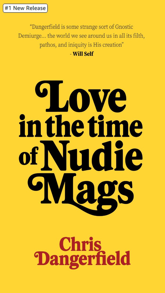 Plain bright yellow cover with black and red lettering.