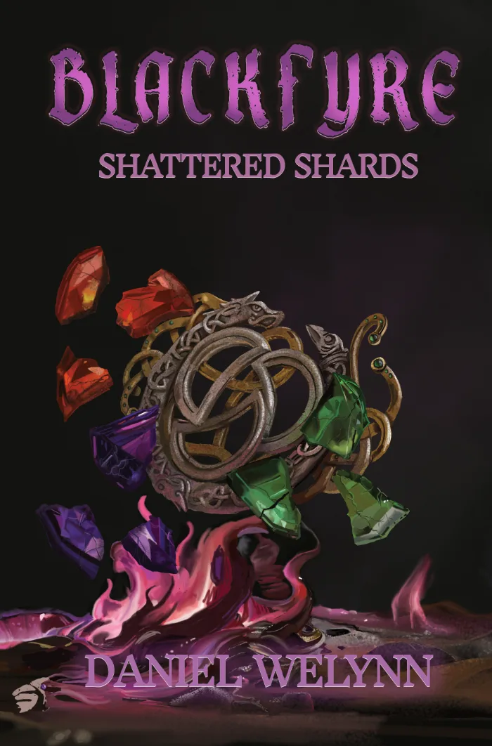 BlackFyre Shattered Shards by Daniel Welynn, book cover on IndieFiction