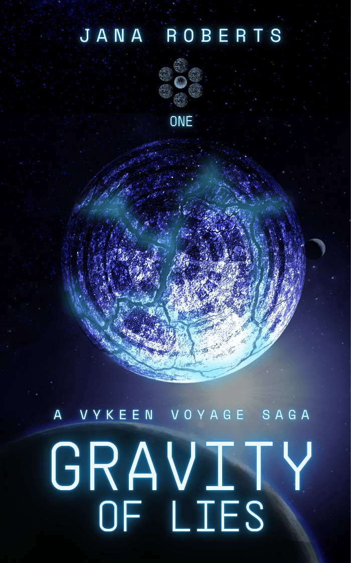 Gravity of Lies - A Vykeen Voyage Saga by Jana Roberts, book cover on IndieFiction