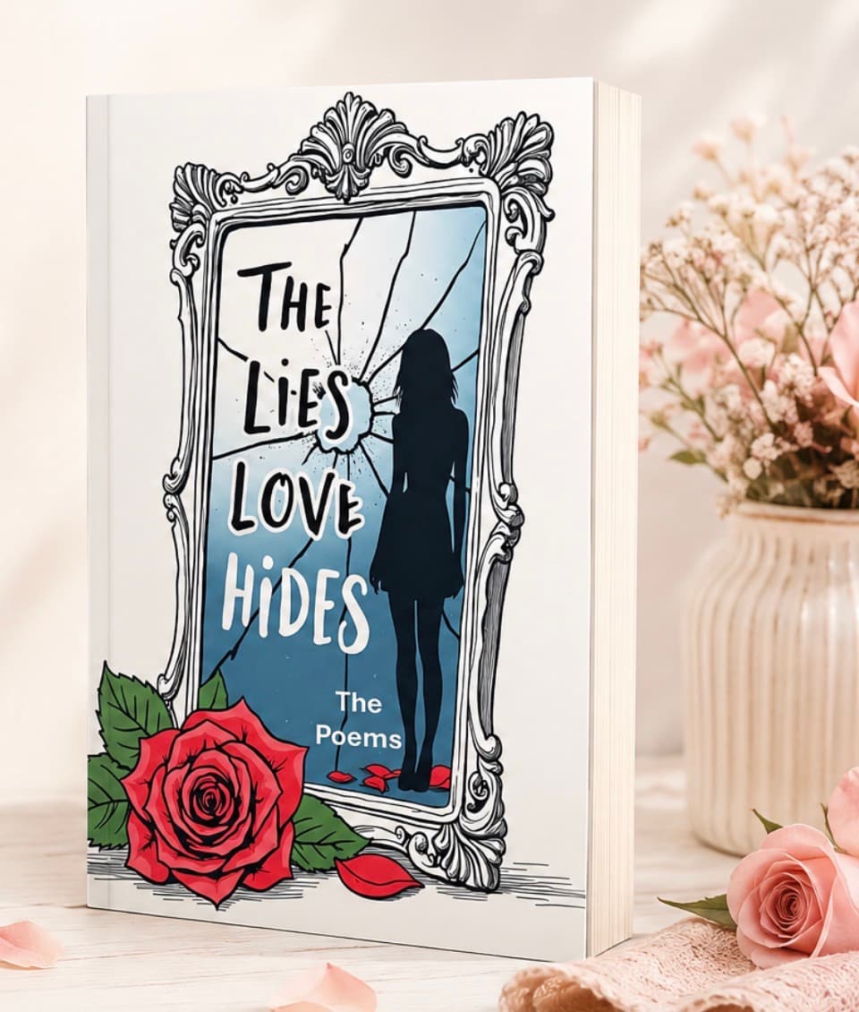 The Lies Love Hides - The Poems by Molly George, book cover on IndieFiction