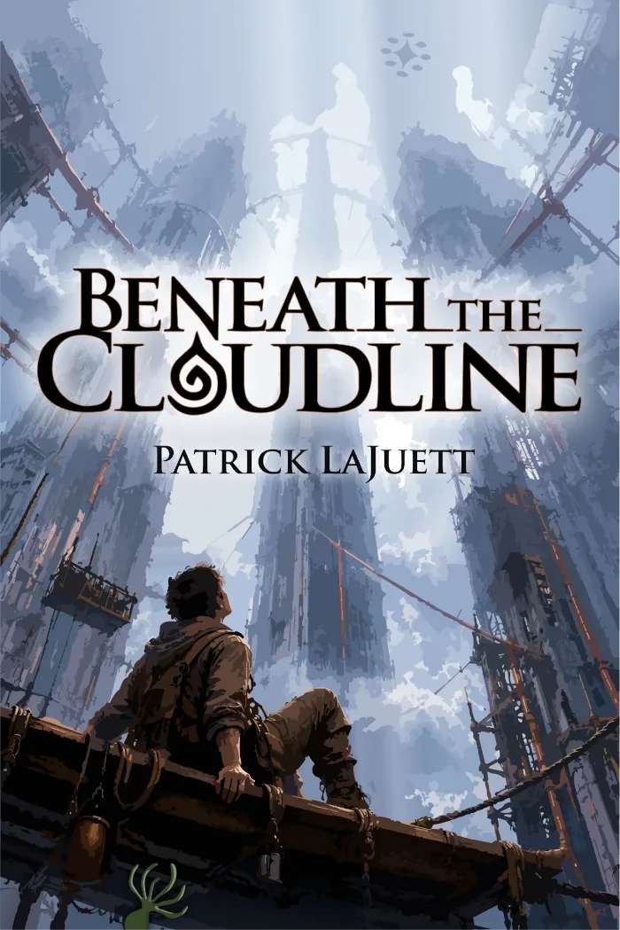Beneath the Cloudline by Patrick LaJuett, book cover on IndieFiction