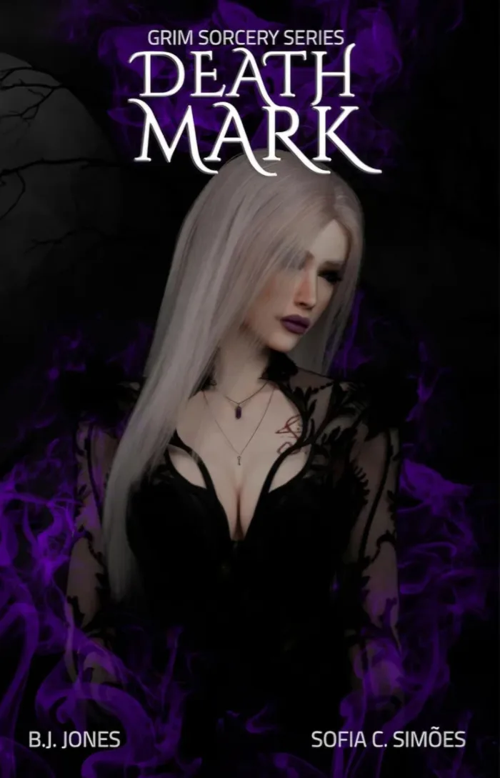 Grim Sorcery Series #2: Death Mark by Bev J. Jones, book cover on IndieFiction