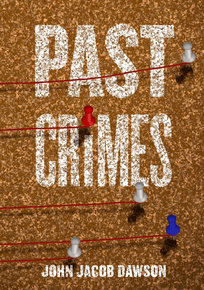 Corkboard-style cover much like a detectives board