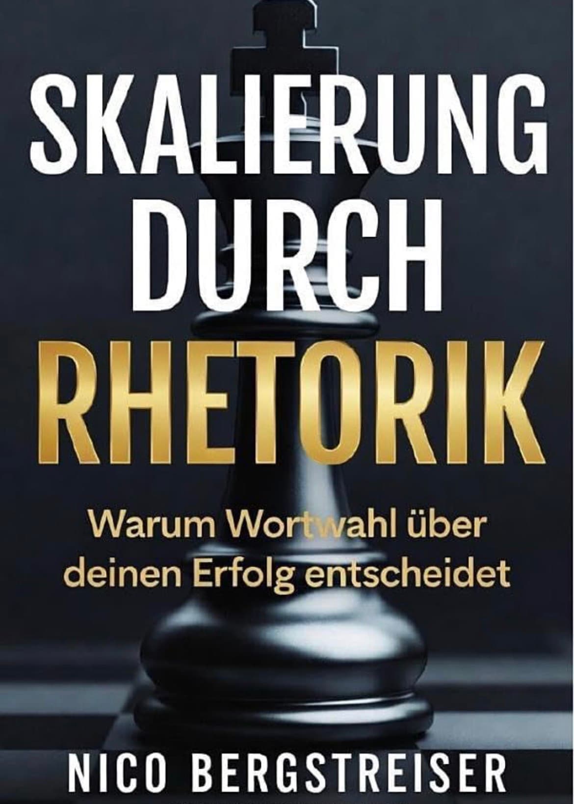 Skalierung durch Rhetorik by Nico Bergstreiser, book cover on IndieFiction
