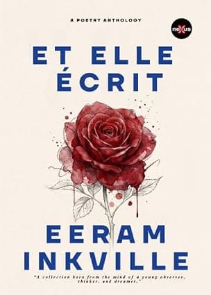 Et elle écrit by Eeram Inkville, Poetry book cover on IndieFiction
