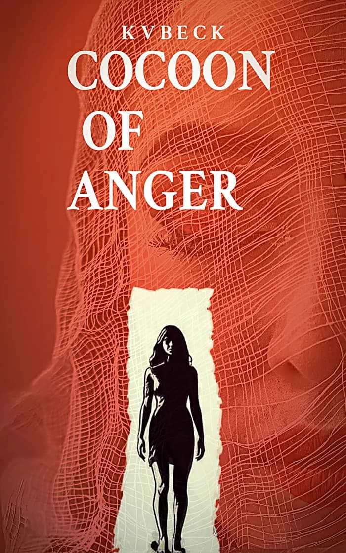 Cocoon of Anger by KV Beck, Literary Fiction book cover on IndieFiction