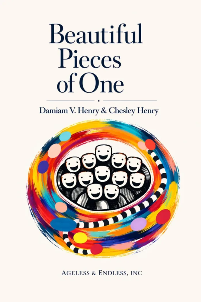 beautiful pieces of One by Damiam V. Henry, book cover on IndieFiction