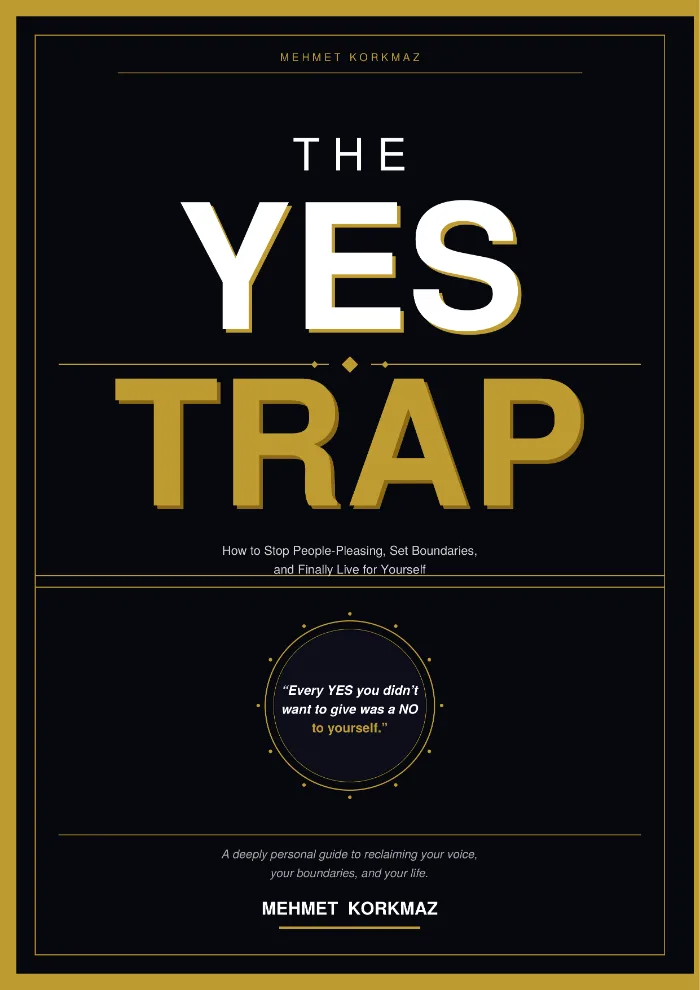The yes trap by Mehmet Korkmaz, Self-Help/Personal Growth book cover on IndieFiction