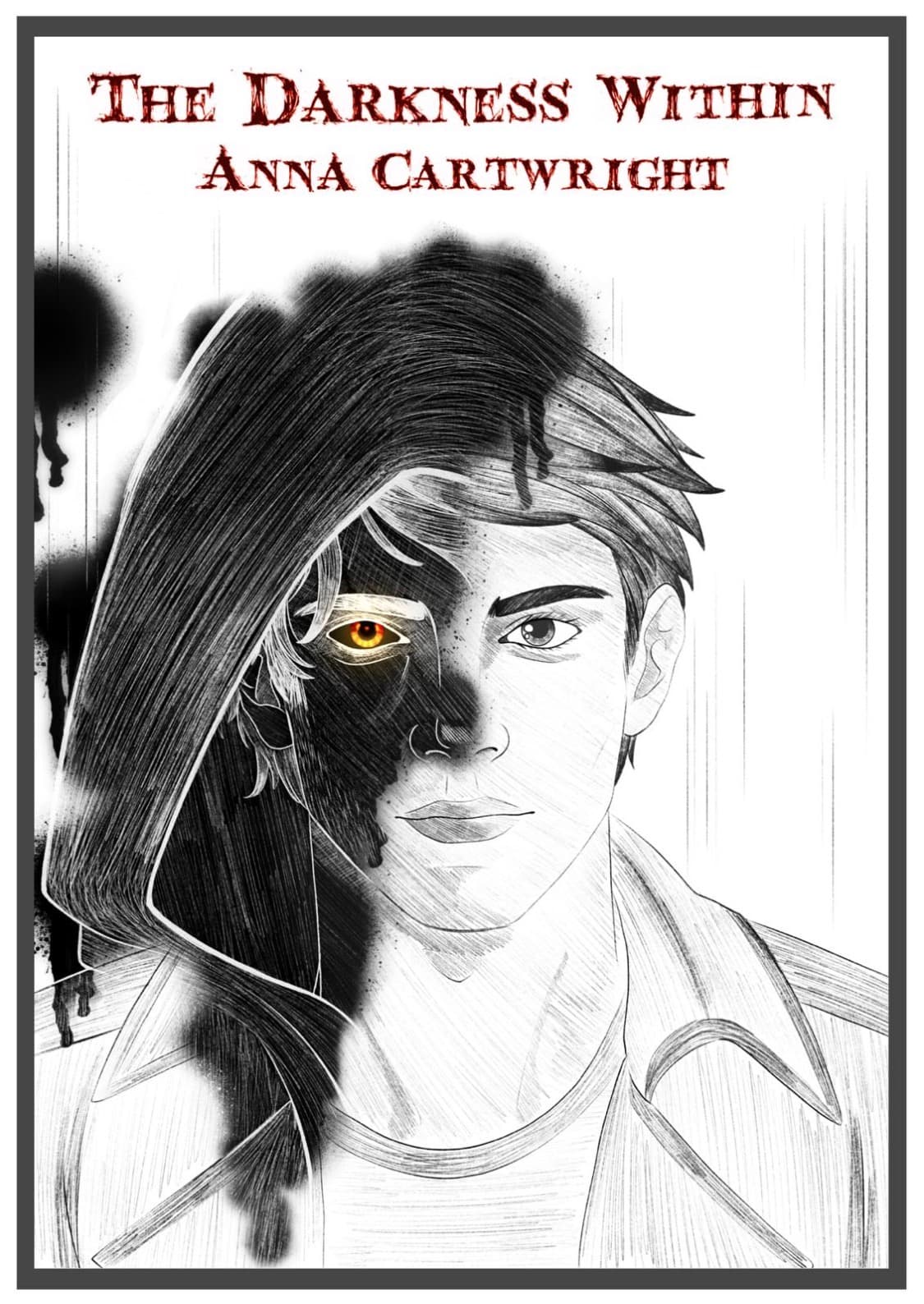 The Darkness Within by Anna Cartwright, book cover on IndieFiction