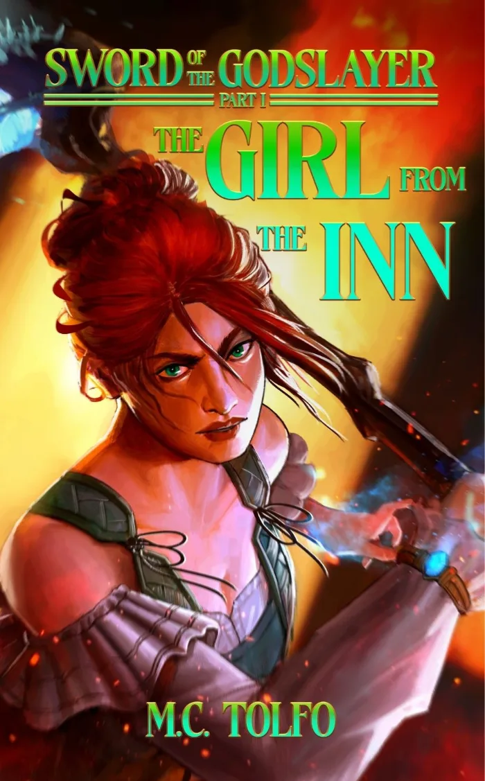 The Girl from the Inn by M. C. Tolfo, Fantasy book cover on IndieFiction