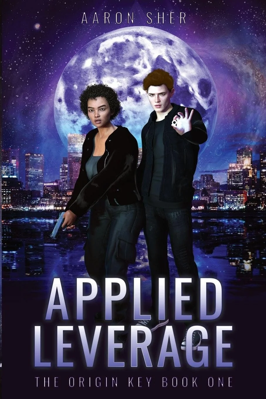 Applied Leverage by Aaron Sher — Young Adult book cover on IndieFiction