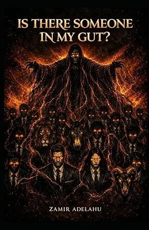 IS THERE SOMEONE IN MY GUT? by Zamir Adelah — Horror book cover on IndieFiction