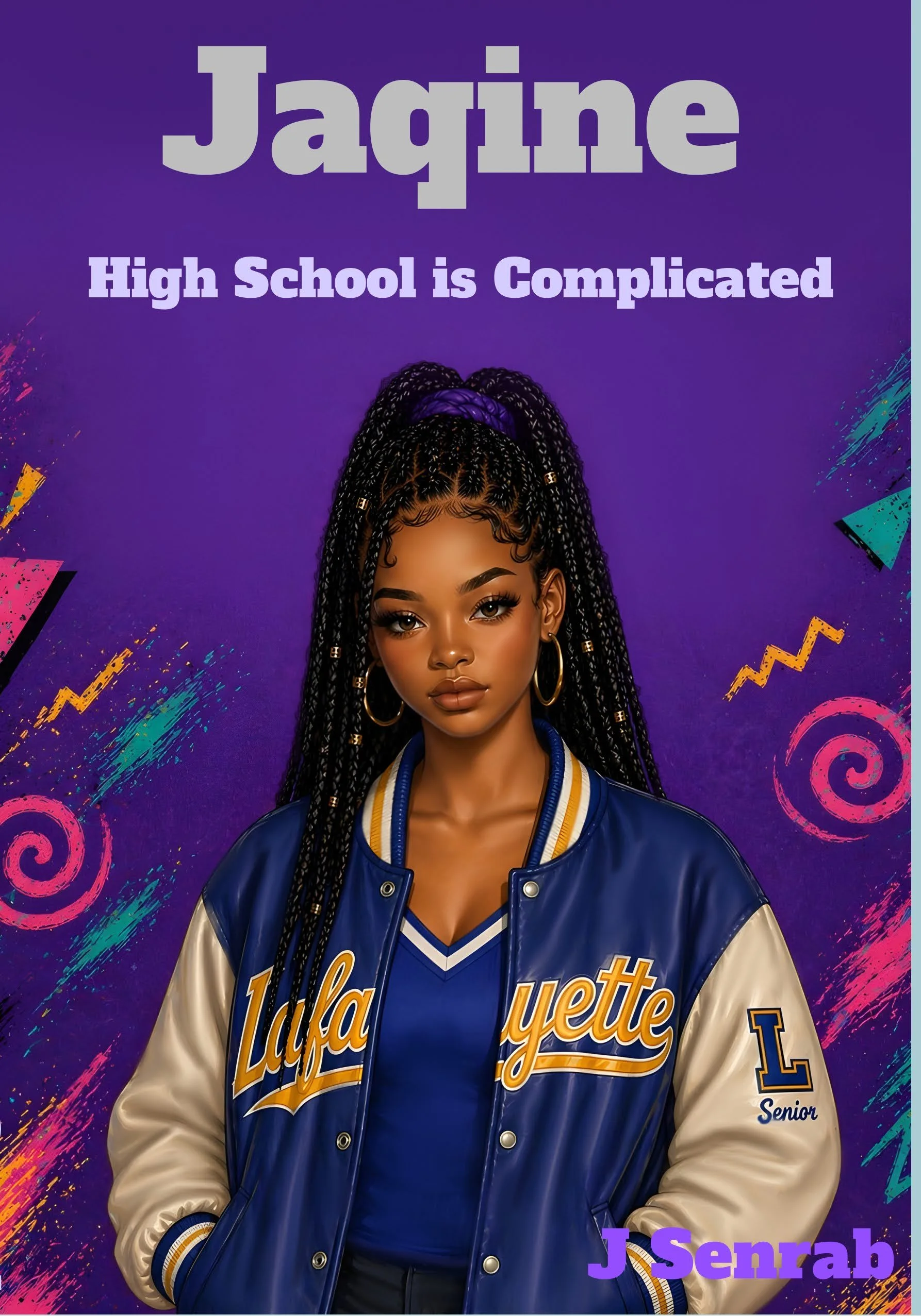 Jaqine: High School is Complicated by Jac Bookie — Young Adult book cover on IndieFiction